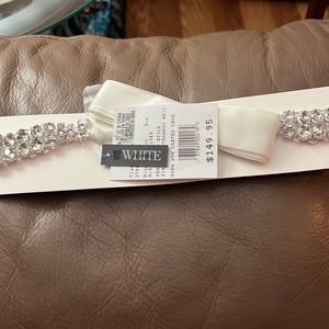 White by Vera Wang Wedding Belt purchased at David Bridal for $149.95